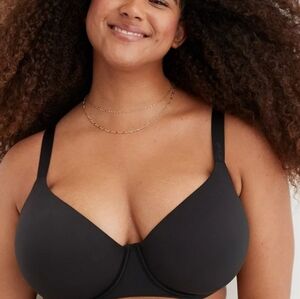 Aerie Full Coverage Lightly Lined black bra 42b